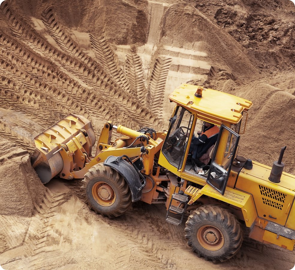 Wheel loader at TG Global quarry